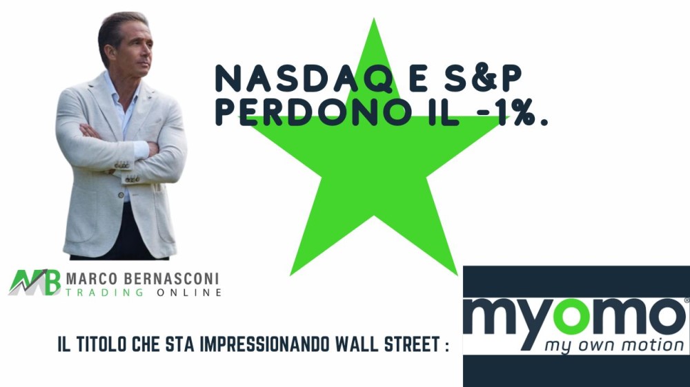 NASDAQ e S&P perdono il -1%.