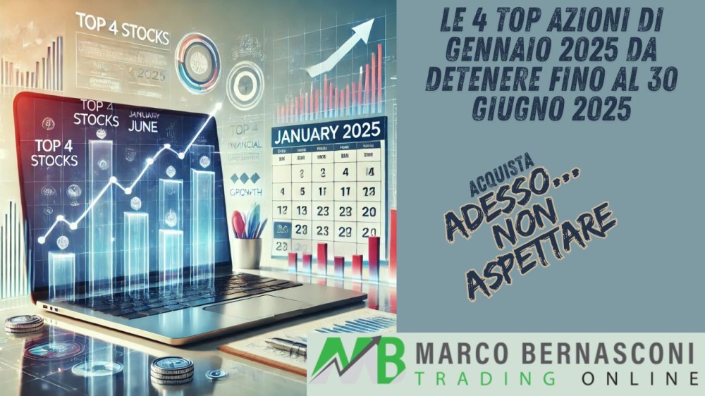 Le 4 Top Azioni di Gennaio 2025 da Detenere fino al 30 Giugno 2025