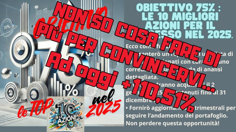 NON SO COSA FARE DI PIù PER CONVINCERVI... 