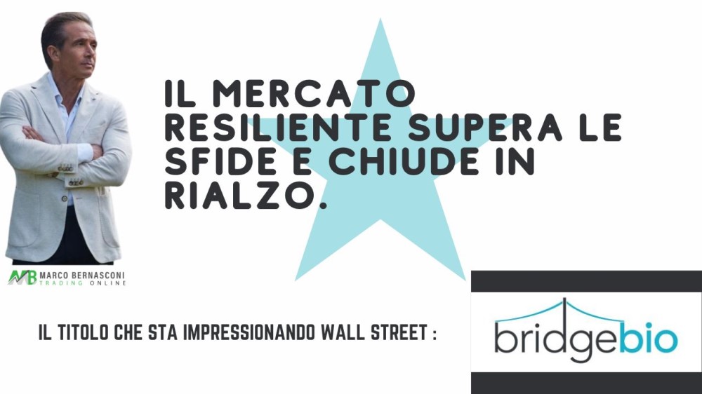 Il mercato resiliente supera le sfide e chiude in rialzo.