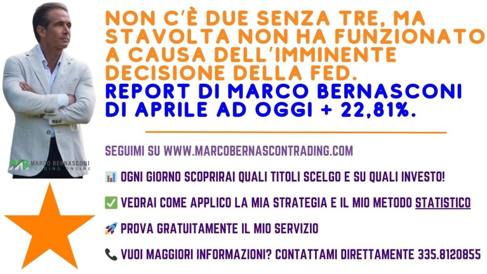 Non c’è due senza tre, ma stavolta non ha funzionato a causa dell’imminente decisione della Fed. 