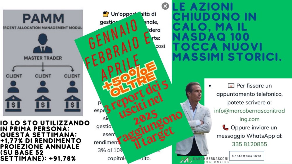 Le azioni chiudono in calo, ma il Nasdaq 100 tocca nuovi massimi storici.