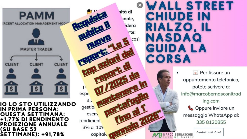 Wall Street chiude in rialzo, il Nasdaq guida la corsa