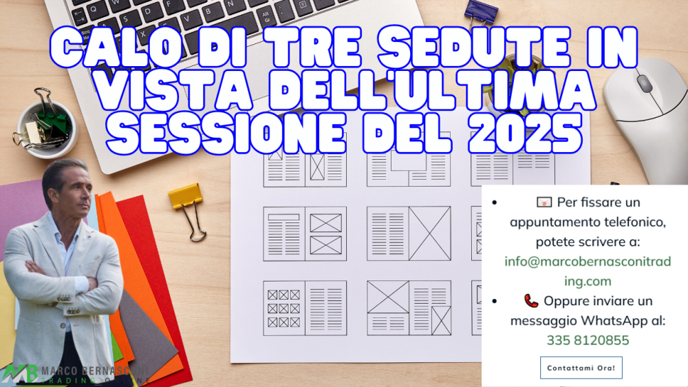 Calo di tre sedute in vista dell’ultima sessione del 2025