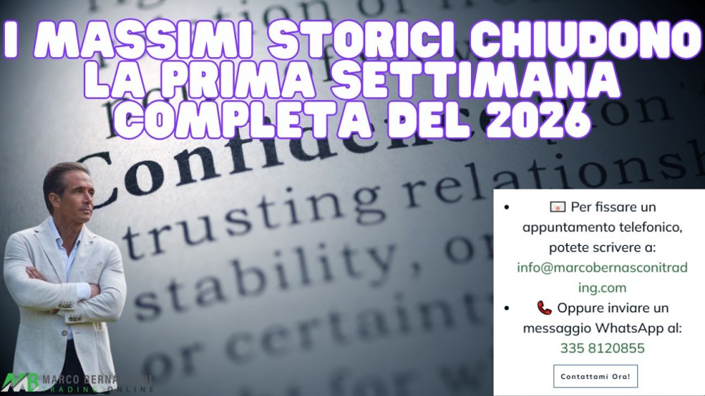 I massimi storici chiudono la prima settimana completa del 2026