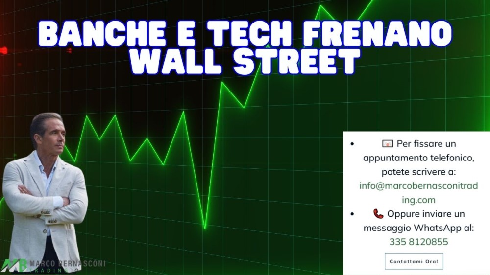 Banche e tech frenano Wall Street