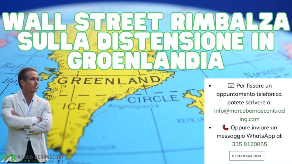 Wall Street rimbalza sulla distensione in Groenlandia