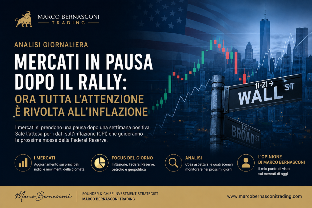 Mercati in pausa: focus sull’inflazione