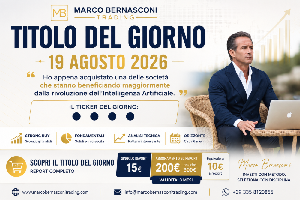 Titolo del giorno: Rivoluzione dell’intelligenza artificiale