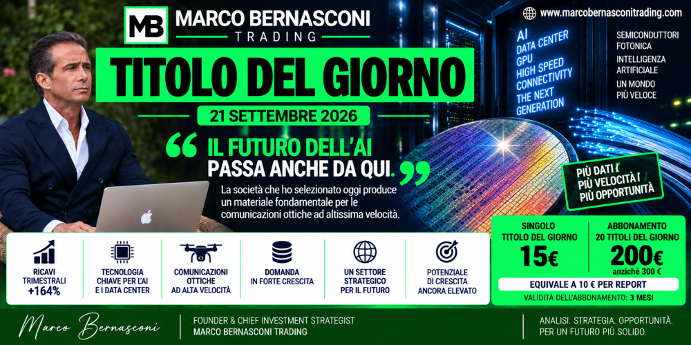 TITOLO DEL GIORNO 21 SETTEMBRE: IL FUTURO DELL'AI PASSA ANCHE DA QUI