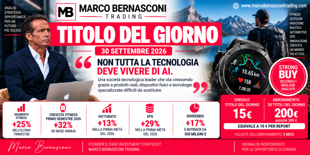 TITOLO DEL GIORNO 30 SETTEMBRE: Non tutta la tecnologia deve vivere di AI